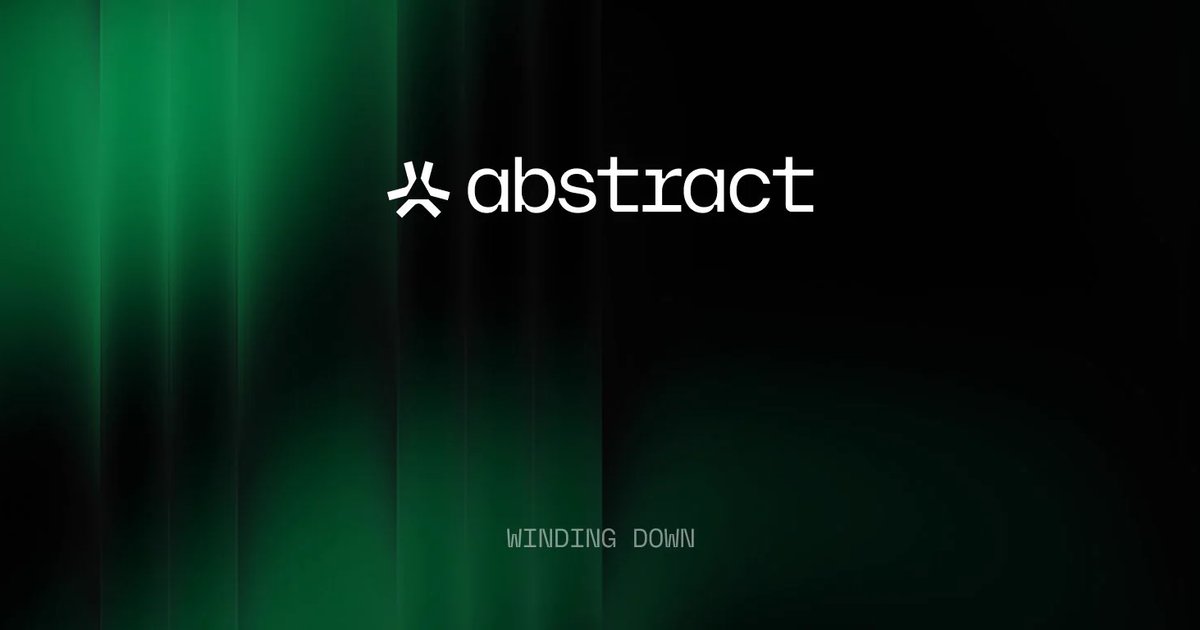 Abstract, Layer 2 do Ethereum, Anuncia Encerramento